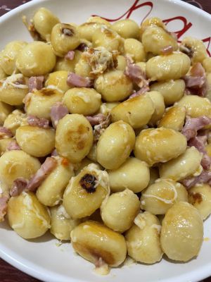 Recette Gnocchi lardons