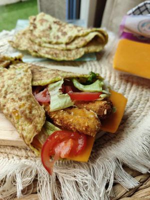 Recette Wrap de courgettes