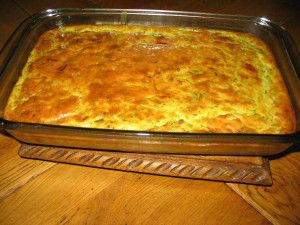 Recette Clafoutis aux courgettes et à la feta