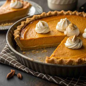 Recette Bourbon Buttermilk Pumpkin Pie