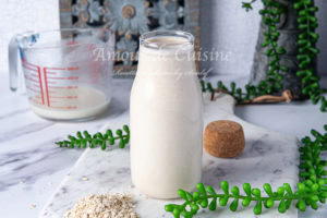 Recette Lait d’avoine maison sans sucre ajouté