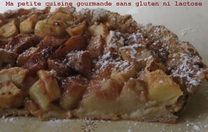 Recette Tarte poires-pommes-cannelle sans gluten ni lactose