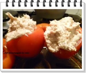 Recette Tomates farcies au thon au mascarpone :