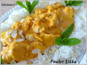 Recette Poulet Tikka (cuisine indienne)