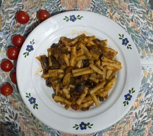 Recette Macaronis au fenouil et aubergine