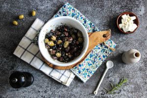 Recette Olives aromatisées à  grecque