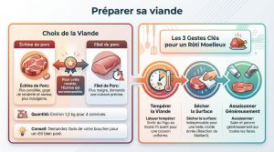 Recette Rôti porc moelleux moutarde : secret d’une viande juteuse