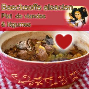 Recette Baeckeoffe, le fameux plat viandes et légumes alsacien (Alsace)