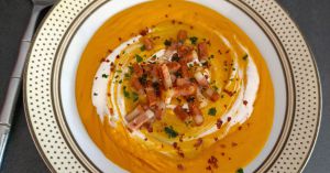 Recette Velouté de carotte aux lentilles corail