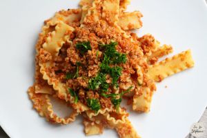 Recette Papardelle al ragù, recette vegan