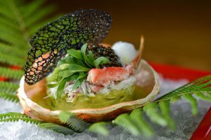 Recette Terrine d'avocat aux coquilles Saint-Jacques et sa salade de fruits de mer (Suède)