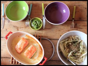 Recette Délice intergalactique - Saumon confit et salade de fenouil