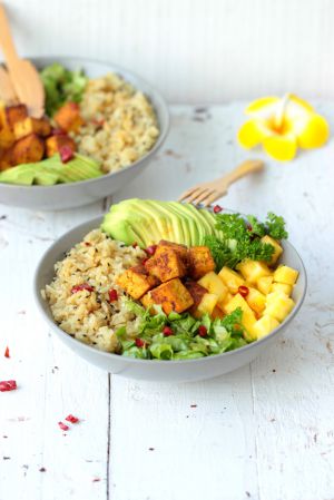 Recette Poke bowl : ma version végétarienne et pimentée