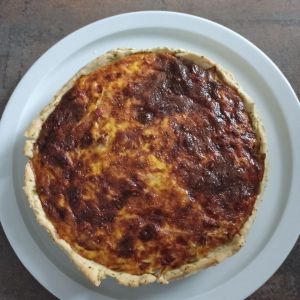 Recette Quiche aux endives et lardons avec le combi ninja