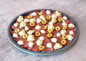 Recette Carpaccio de canard aux olives et parmesan