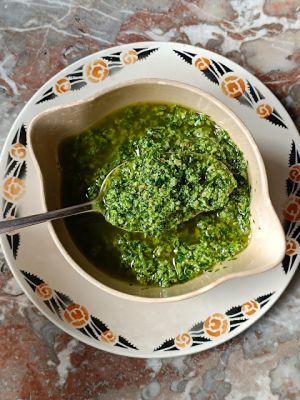 Recette Pesto de persil et noix