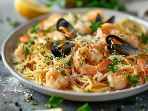 Recette Secrets des pâtes aux fruits de mer savoureuse