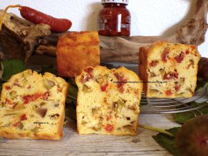 Recette Cake aux figues fraiches, tomates séchées et chorizo d'après Grand Frais