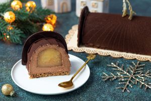 Recette Bûche poires et chocolat