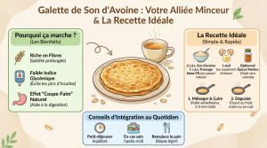 Recette Galette de son d’avoine pour maigrir : la recette idéale