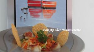 Recette Coquilles st Jacques carotte de sable poireau et tuiles au parmesan et BONNE ET HEUREUSE ANNEE 2026