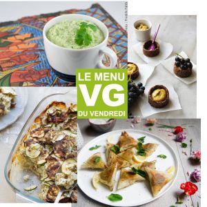 Recette Menu VG du vendredi autour de la courgette