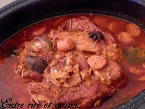 Recette Rouelle de porc au miel, sauce soja et badiane