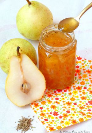 Recette Confiture de poire, ananas et anis vert