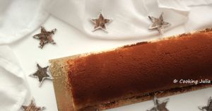 Recette Bûche au chocolat sans cuisson