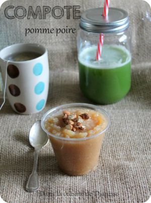 Recette Compote pomme poire