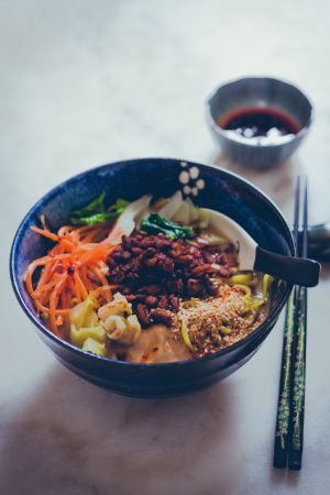 Recette Ramen au sésame végane (tantan ramen)