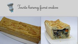 Recette Tourte hareng fumé endive