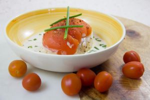 Recette Dos de Skrei aux tomates, sauce crémeuse à l’échalote