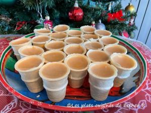 Recette Petits cornets au sucre à la crème