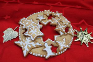 Recette Couronne de Noël en sablés