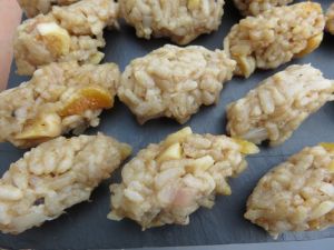 Recette Quenelles de risotto aux amandes