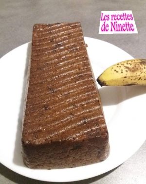 Recette Banana bread au chocolat et pépites de chocolat