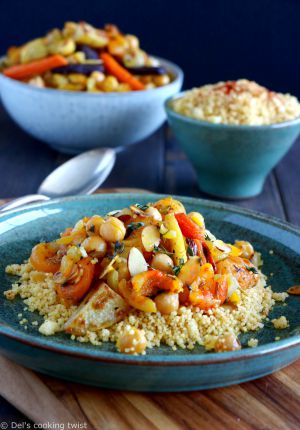 Recette Tajine aux pois chiches, abricots et amandes (Vegan, Sans Gluten)