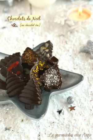 Recette Chocolats de Noël {chocolats crus}