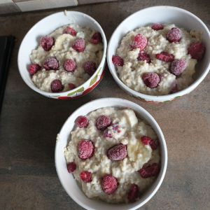 Recette Porridge de flocons d'avoine aux fruits au 43en1