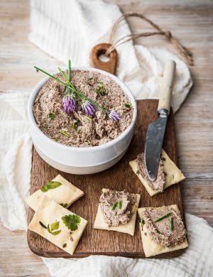 Recette Terrine forestière vegan à la ciboulette