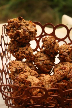 Recette Cookies Müesli Fruits pour le défi végan de Clem'