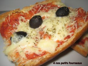 Recette Pizza-baguettes : repas express