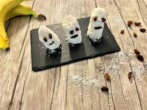 Recette Banane « fantôme » à la noix de coco
