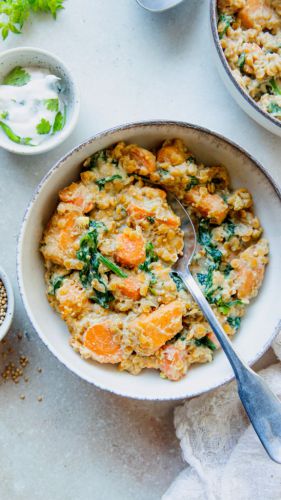 Recette Dahl de lentilles à la patate douce (vegan)