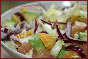 Recette Salade vitaminée agrumes/avocat