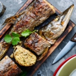 Recette Brochet farci aux champignons