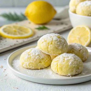 Recette Lemon Cream Snowball Cookies – Citrus Holiday Treats