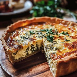 Recette Quiche Épinards Brebis : Recette Facile et Savoureuse