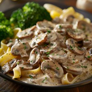 Recette Sauce champignon à la crème : Recette facile et savoureuse